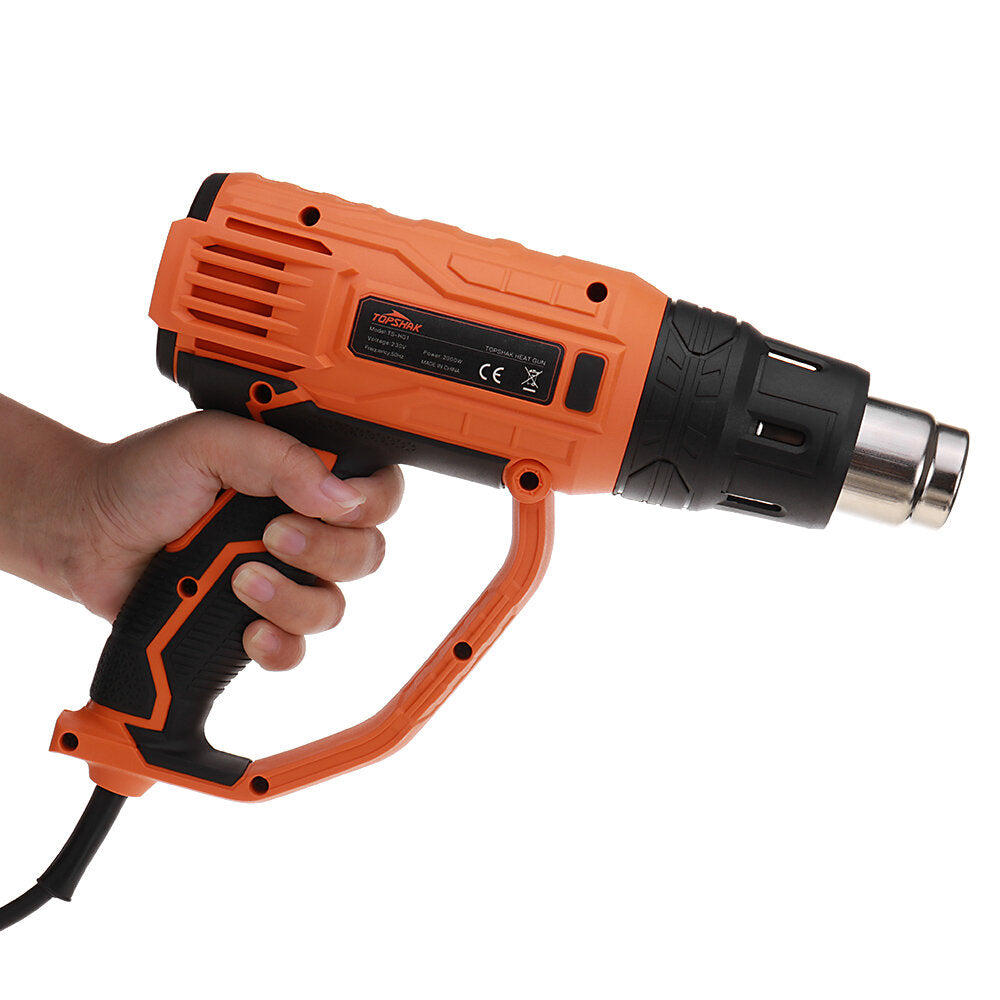 ts-hg1 2000w heteluchtpistolen 8 niveaus temperatuur 3 standen warmtepistolenset met 4 spuitmonden voor het verwijderen van verf verwijderen van verroeste bouten krimpende pvc