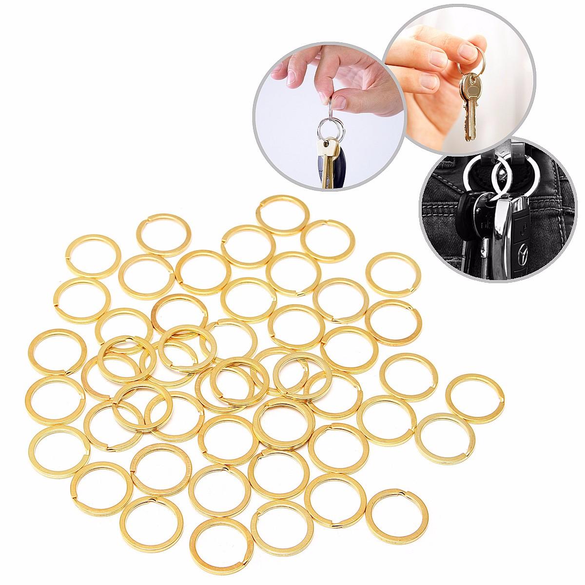 50 stuks 25mm split sleutelring sleutelhanger metalen houder zonder ketting dhz craft