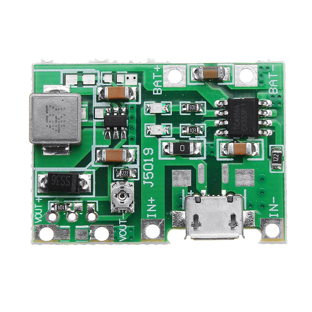 20 stuks 3.7 v 9 v 5v 2a verstelbare step up 18650 lithium batterij opladen ontlading geïntegreerde module
