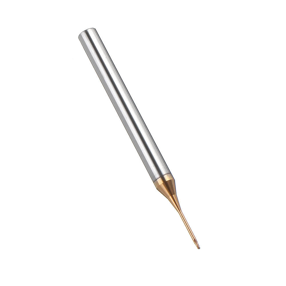 r0.4 2 fluiten kogelneus lange nek frees hrc60 cnc diepe inkeping frees:
