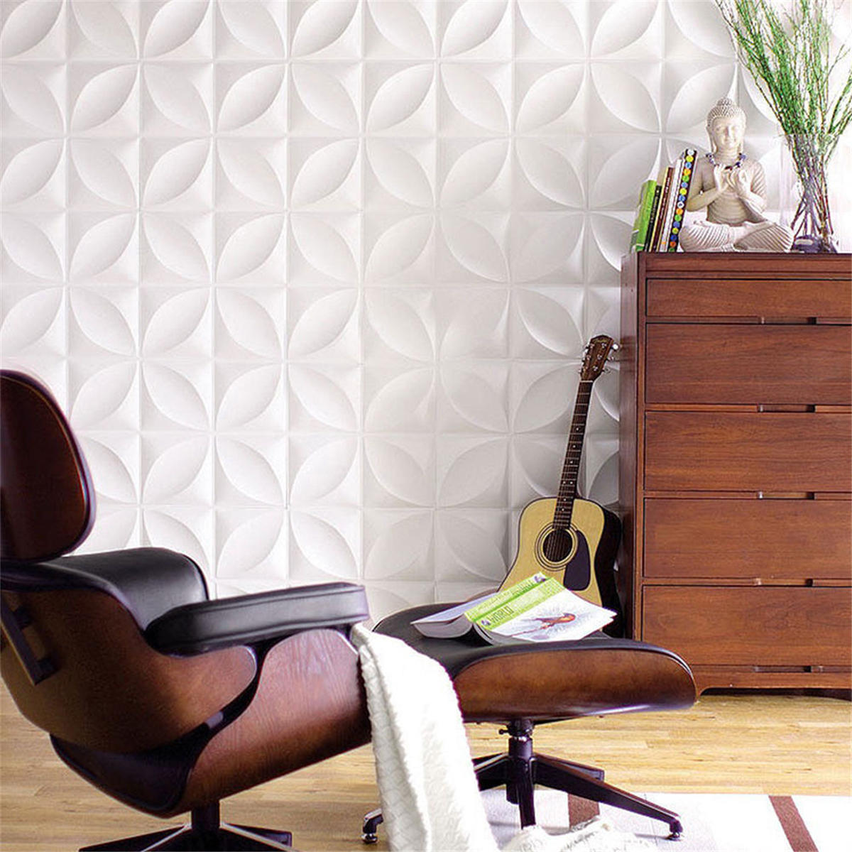 12 stks/set 3d wandpaneel decoratie plafond tegels behang achtergrond decor