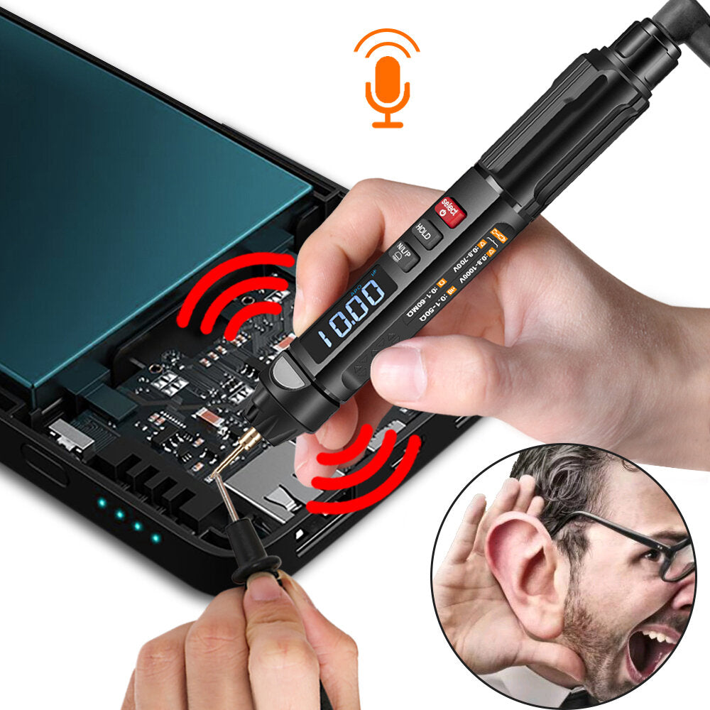 mt007/mt007 pro/mt007 pro-en true rms digitale multimeter + spanningstestpen + fasevolgordemeter 3 in 1 kleurenscherm spraakuitzending
