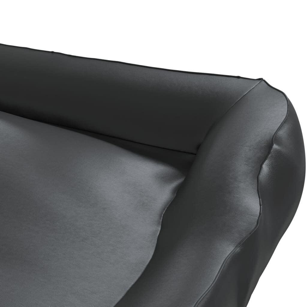 hondenmand 105x80x25 cm kunstleer zwart