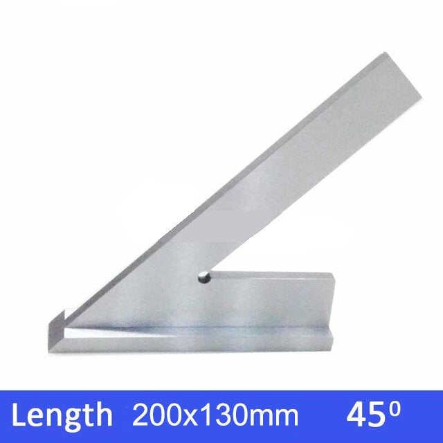 100 * 70 mm 120 * 80 mm 150 * 100200 * 130 mm 45 graden vierkante liniaal hoekmeter met brede basis staal 45 graden industrieel probeer machinist vierkant met basis