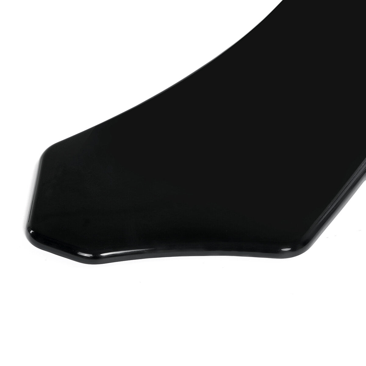 autsome 4 stuks zwart front lip chin bumper spoilers body kits voor auto universal