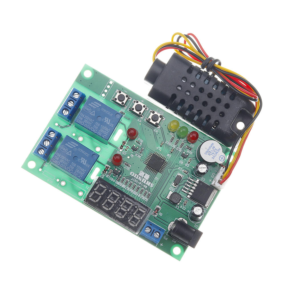 temperatuur- en vochtigheidsregelaar am2301 sensormodule 5v ~ 24v dc 10a controller