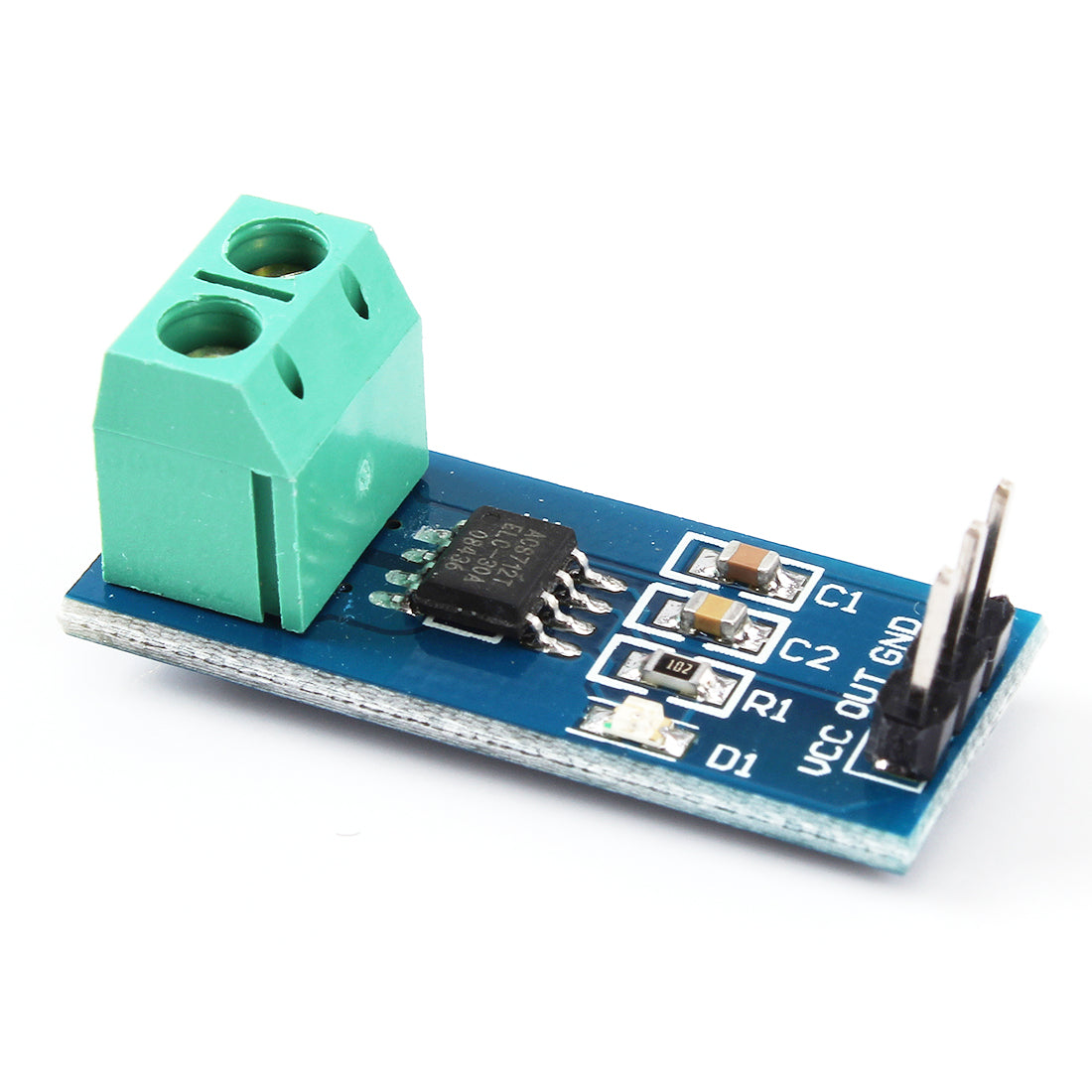 10 stuks 5v 30a acs712 variërend ampere sensor module board