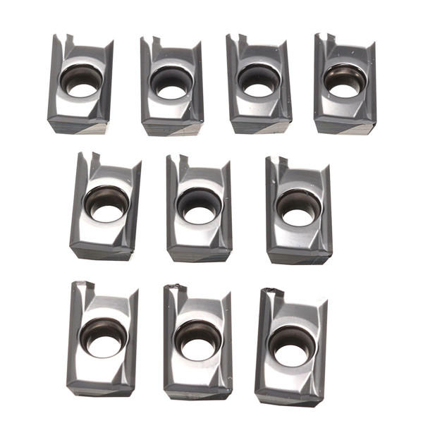 10 stuks apkt1604pdfr-ma3 h01 carbide insert draaigereedschaphouder insert gebruikt voor aluminium koper