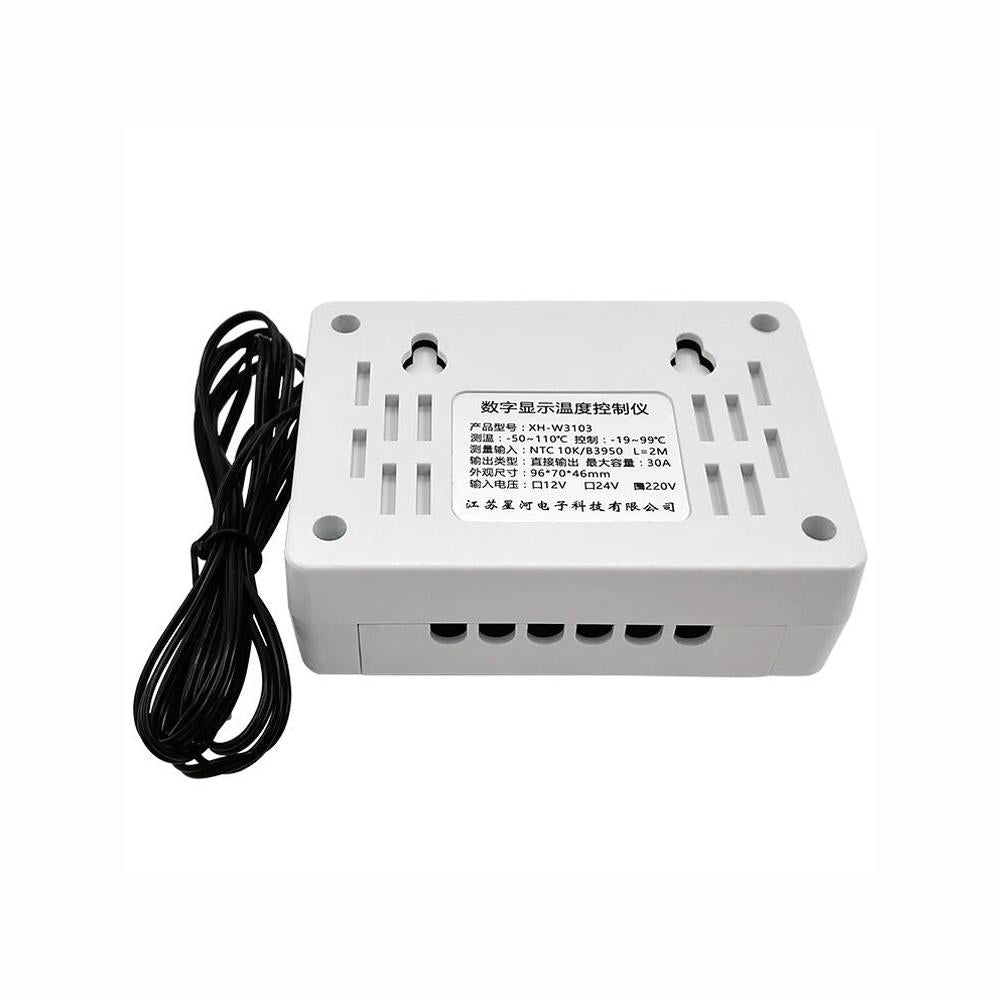 ac 220 v dc 12 v 24 v digitale thermostaat 30a thermometer temperatuur schakelaar muur max 6600 w.