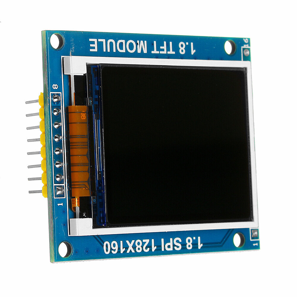 1.8 inch 128x160 ili9163/st7735 tft lcd module with pcb baseboard spi serial port