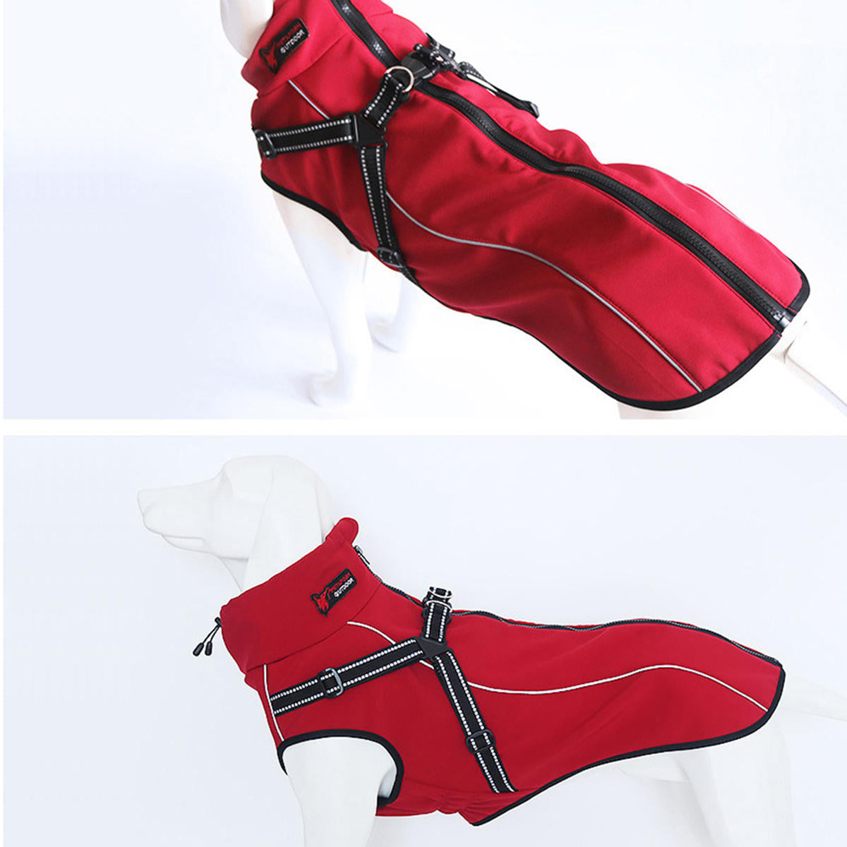 waterdichte hondenjas reflecterende grote kleding jassen winter warm outdoor pak