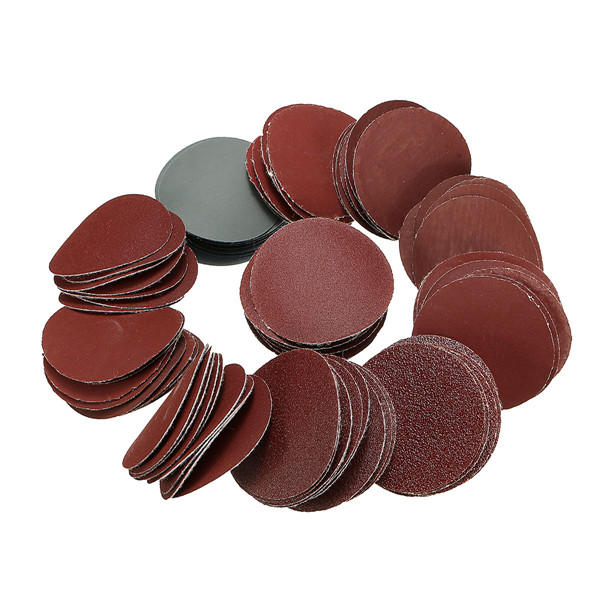 10 stuks 2 inch 80-3000 grit schuurschijven 50mm schuurschijven schuren polijstpads set: