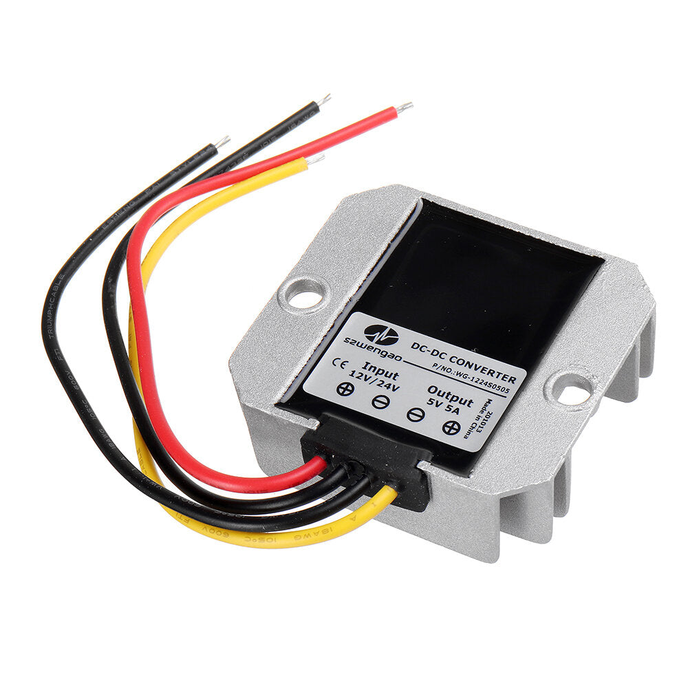 szwengao wg-1224s0505 auto led display power converter 12 v 24 v naar 5v 25 w 5a voedingsmodule