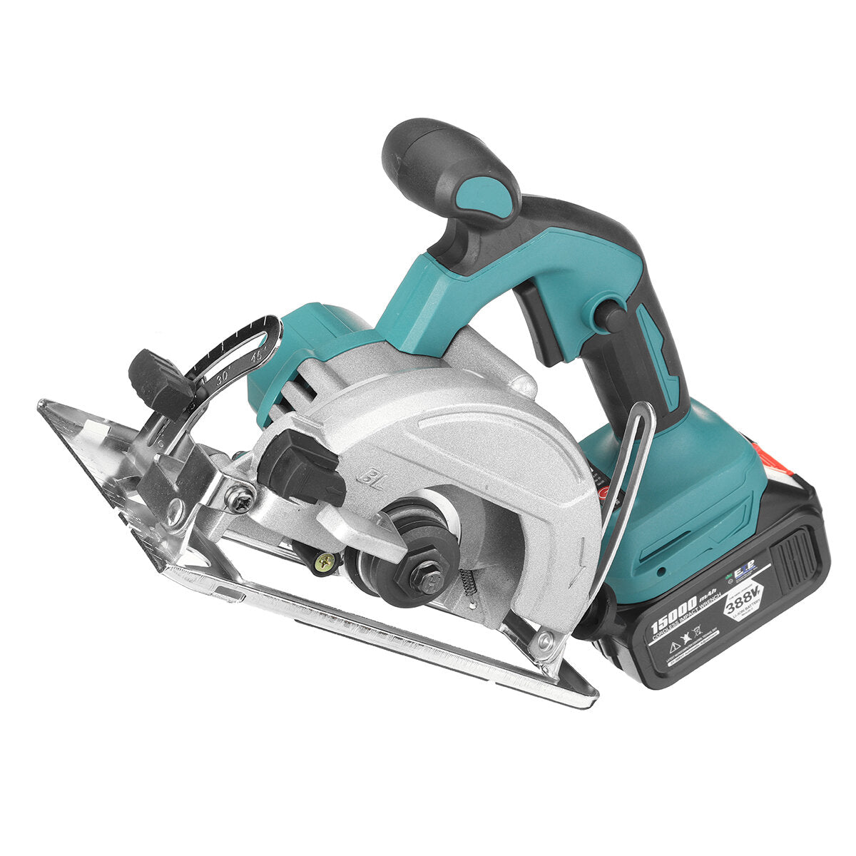 388vf elektrische cirkelzaag houtbewerking hout houtsnijder w / geen / 1/2 batterij voor makita