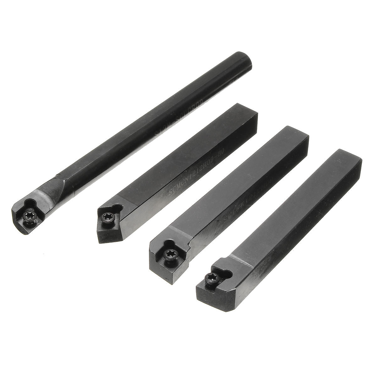 4 stuks sclcr / l scmcn 12mm draaibank boring bar draaigereedschap houder met 10 stuks ccmt09t304 carbide inserts