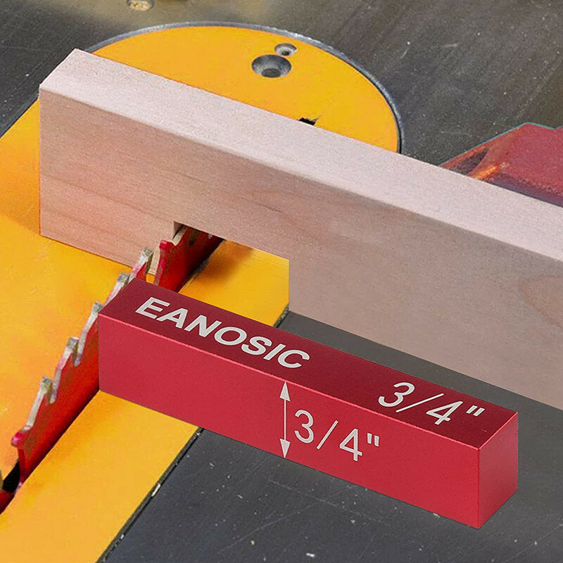 15 stuks houtbewerking precisie aluminium setup bars positionering blokken hoogtemeter haakse gereedschappen voor router tafelzaag accessoires: