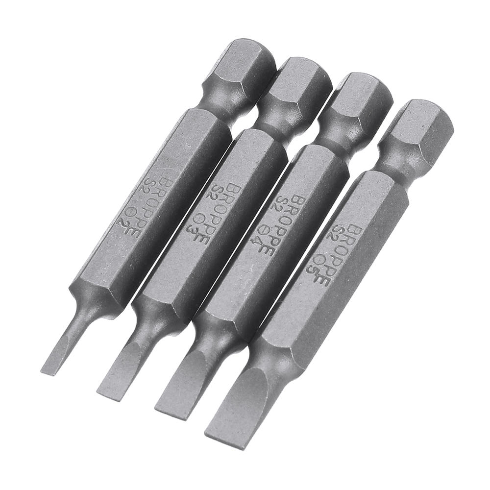 10 stuks magnetische schroevendraaier bits sl2/sl3/sl4/sl5/sl6 1/4 inch hex shank schroevendraaier set