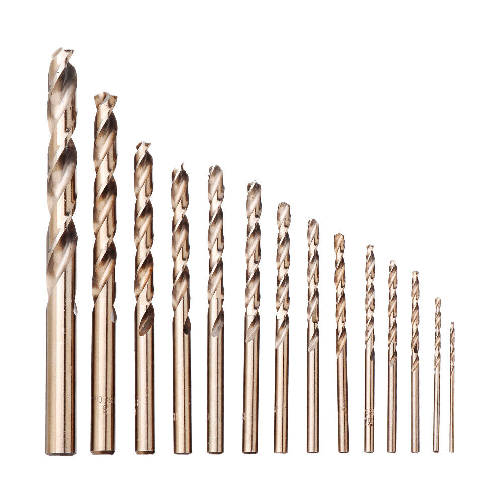 99-delige m35 kobaltboorset 1.5-10 mm hss-co jobber-lengte spiraalboren voor roestvrij staal houtmetaal boren