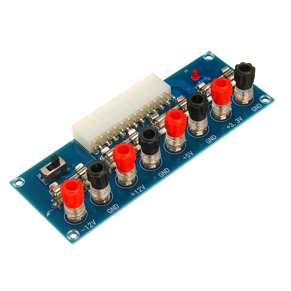 10 stuks xh-m229 desktop computer chassis voeding module atx transfer board power output terminal module