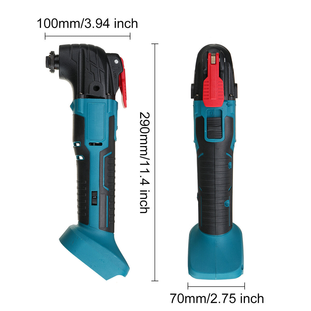 4 graden snoerloze oscillerende multitool 6 snelheden elektrisch gereedschap voor 18v makita-batterij
