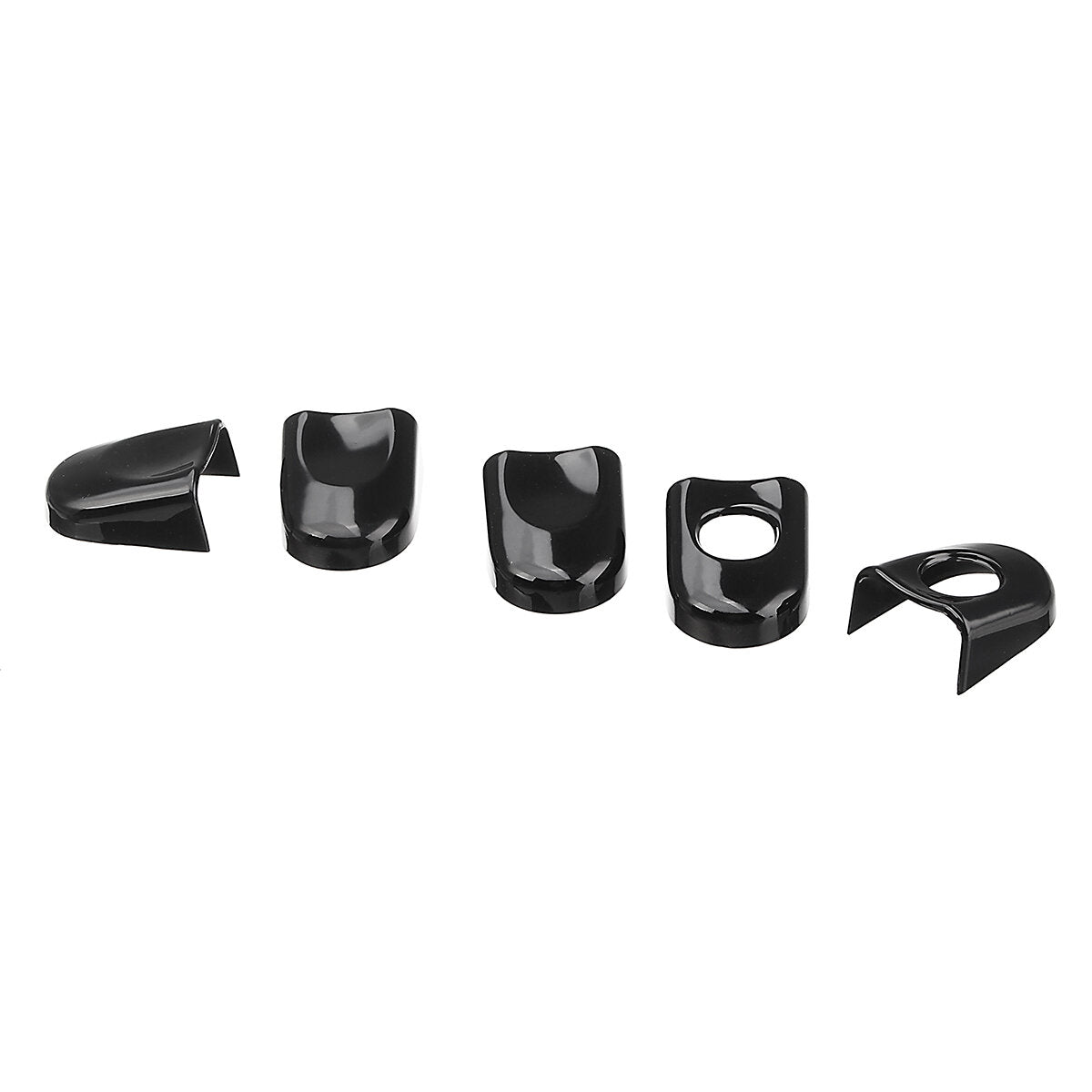 9 stuks gloss black abs deurgreep covers set voor vw transporter t5 t6 caddy van