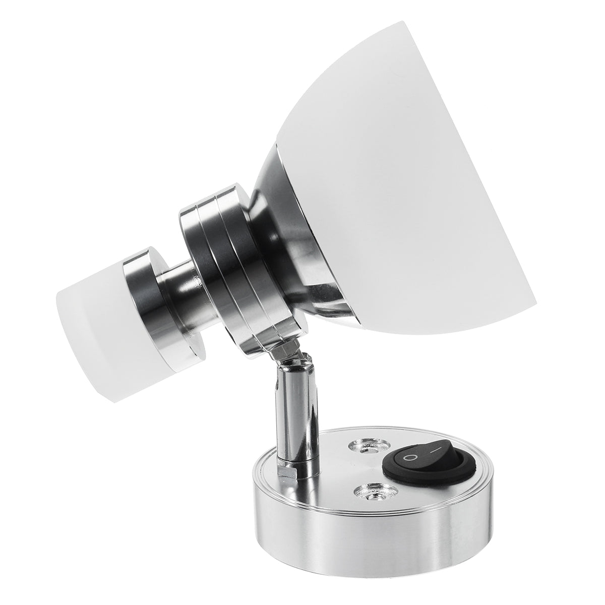 12V LED leeslamp - dimbaar - USB - flexibele zwanenhals - camper boot 12V LED leeslamp - dimbaar - USB - flexibele zwanenhals - camper boot