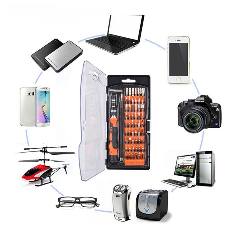 58 in 1 schroevendraaier set multi-bit kit reparatie demonteer gereedschap voor smartphone tafel pc