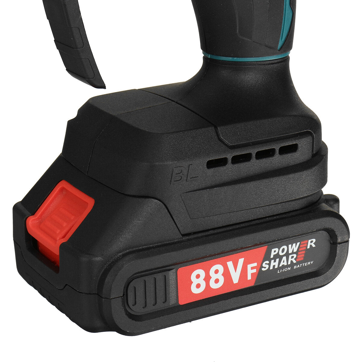 kiwarm 88vf 8-inch borstelloze draagbare elektrische zaag snoeikettingzaag oplaadbare houtbewerking elektrisch gereedschap houtsnijder met 1/2 batterij eu/us-stekker