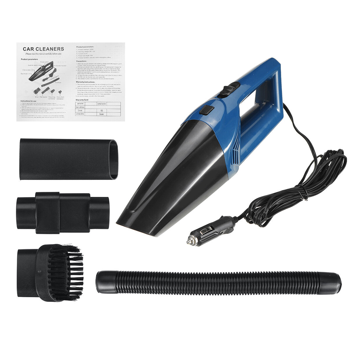desktop mini handheld draadloos/bedraad optionele draagbare auto/huisstofzuiger