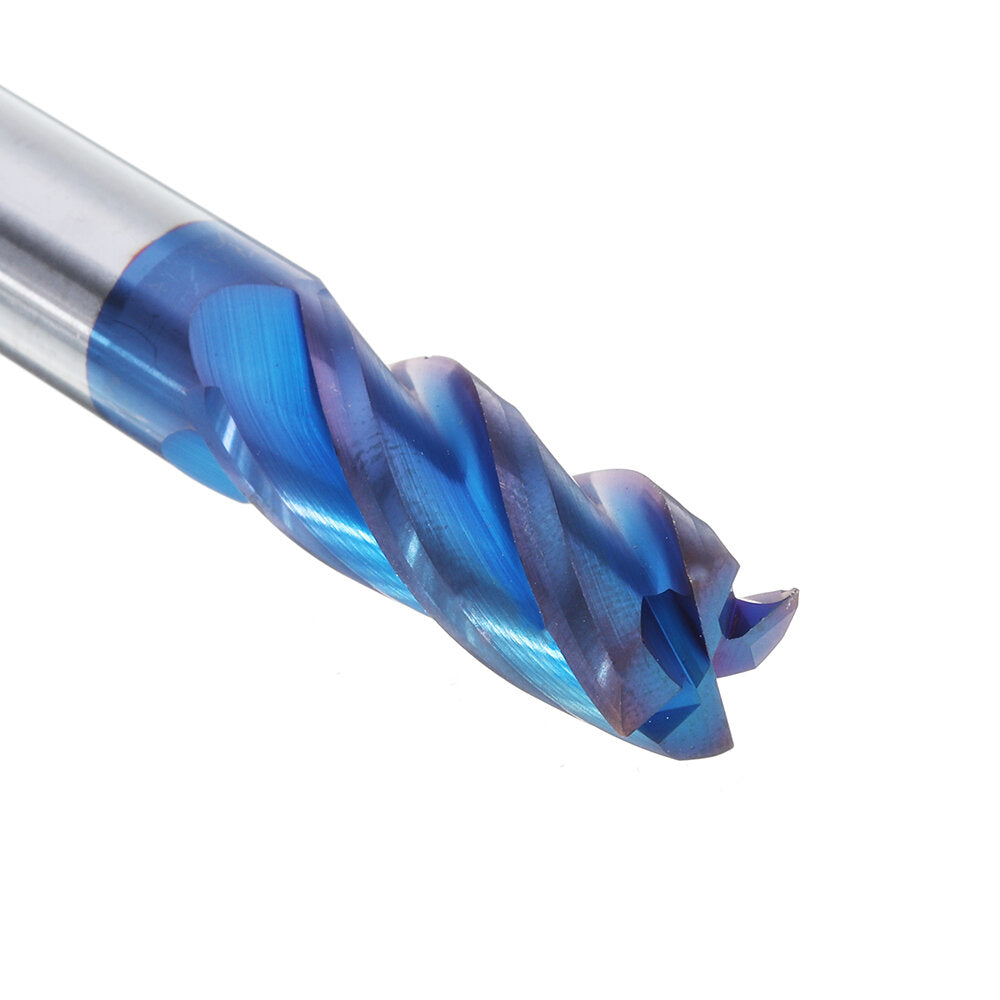 8-delige blauwe naco 2-12 mm 4-fluiten carbide-frezenset hrc50 wolfraamstaal freesgereedschap