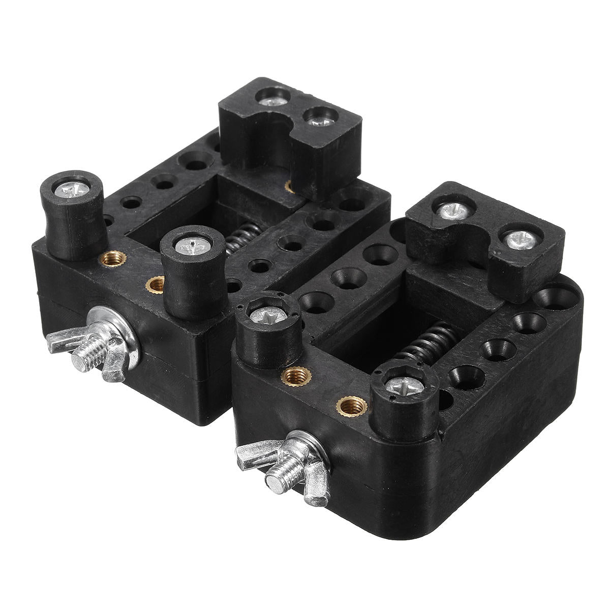 2 stuks mini handige carving clamp bench clip moer vaste tang olijf bodhi kralen grijper: