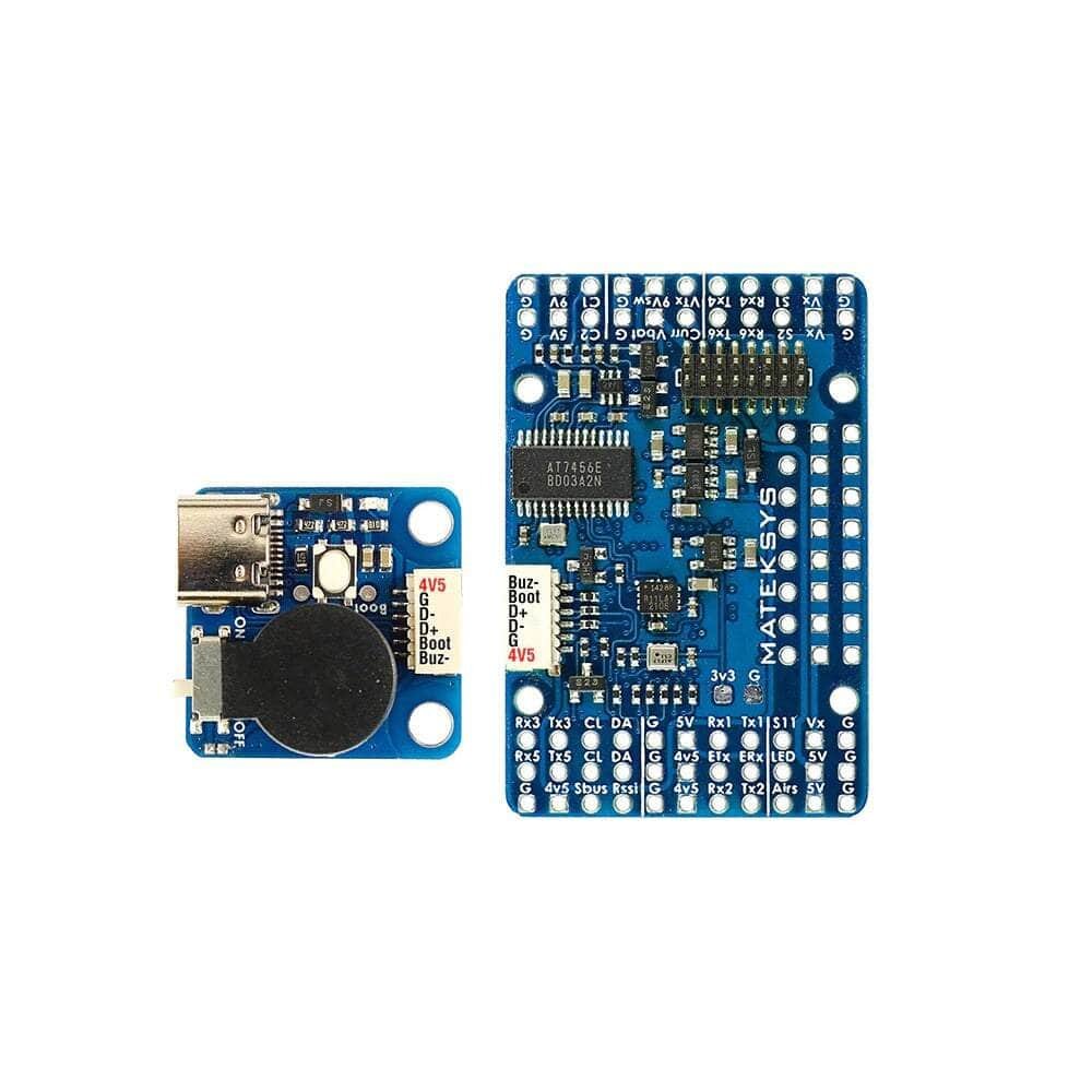 matek f405-wte flight controller stm32f405rgt6 met geïntegreerde esp32 & rx ingebouwde osd voor rc-vliegtuig