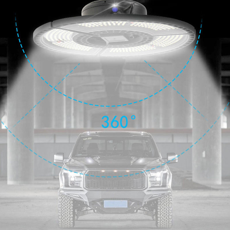 e27 lichtsensor led-lamp ufo vervormbaar opvouwbare garagelamp warm wit binnen buitenverlichting ac220v