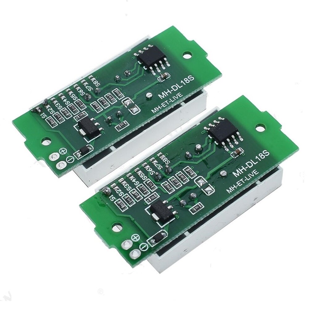 3 stuks 1s-8s enkele 3.7 v lithium batterij capaciteit indicator module 4.2 v groene display elektrische voertuig batterij tester li-ion