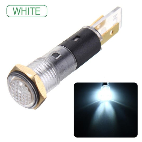 dc 12v 8mm led indicator auto boot licht pilot dash dashboard panel waarschuwingslamp