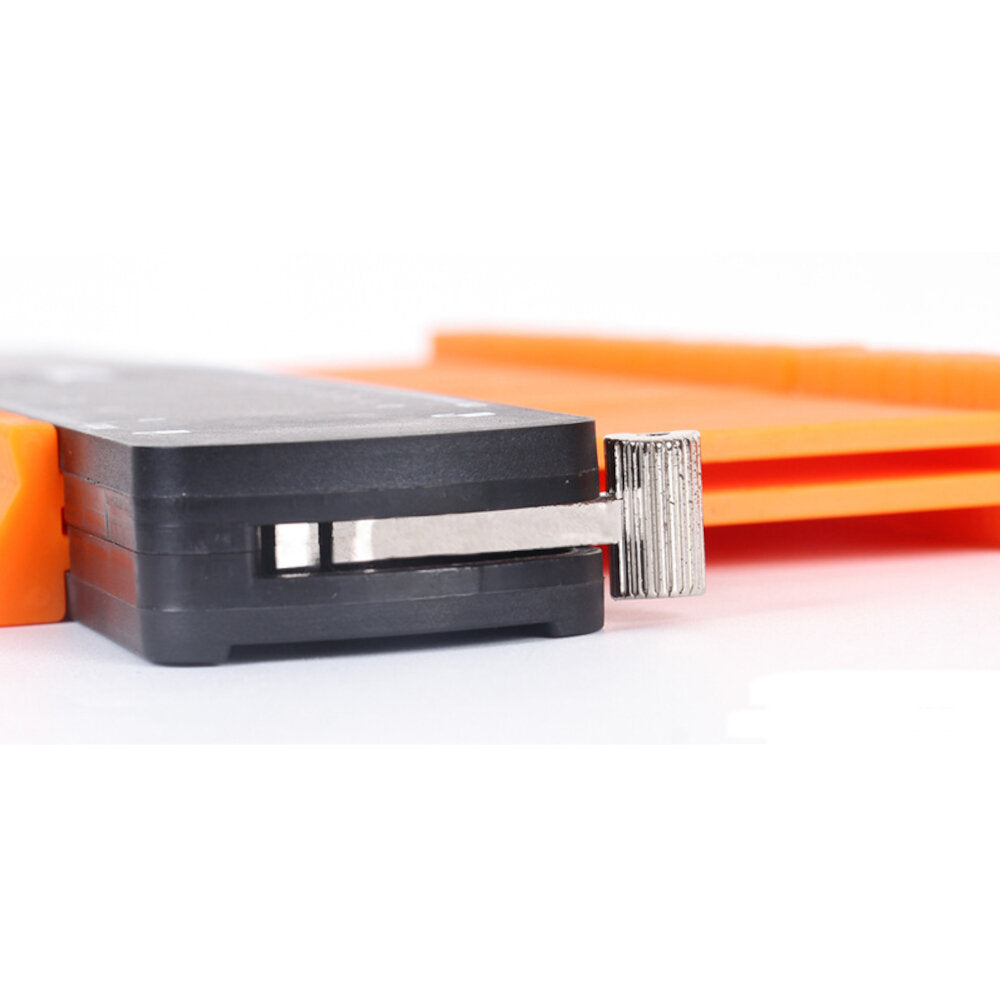 6/10 inch verbreden contour gauge duplicator profiel tool met slot legering rand vormgeven hout maatregel liniaal laminaat tegels gauge
