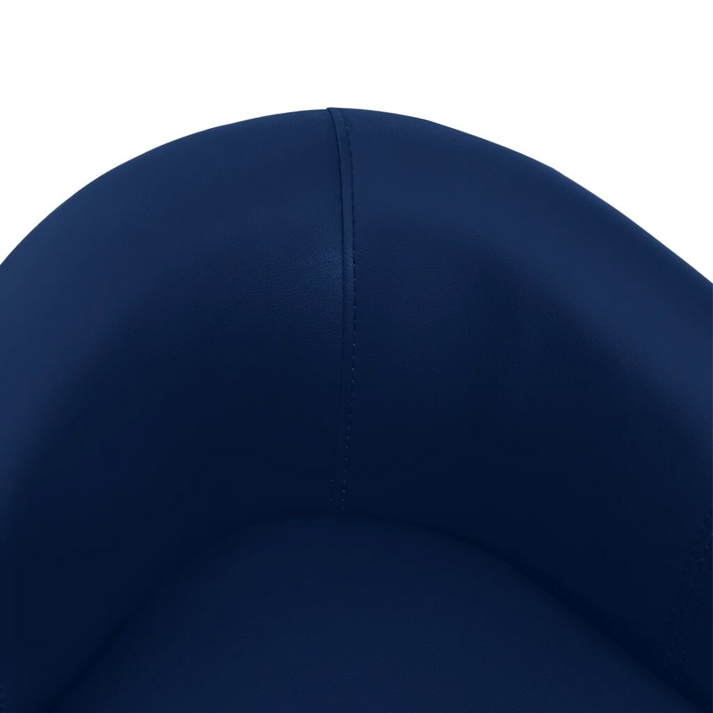hondenbank 67x41x39 cm kunstleer blauw