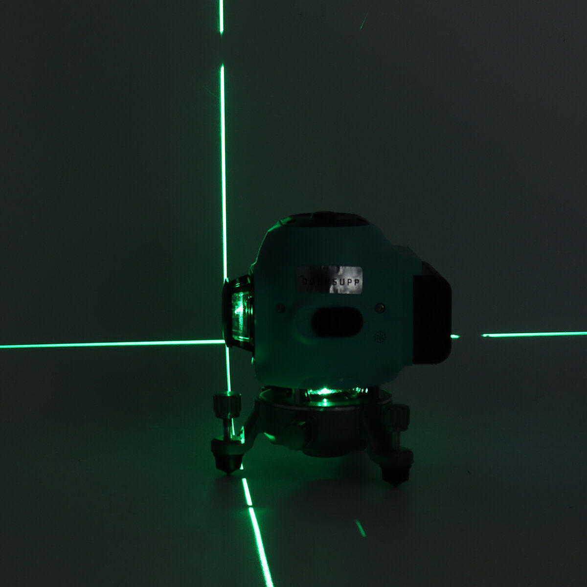 8/12/16 lijn 360 graden rotary leveling cross measure tool groene laser level tool kit met 2 stuks batterijen