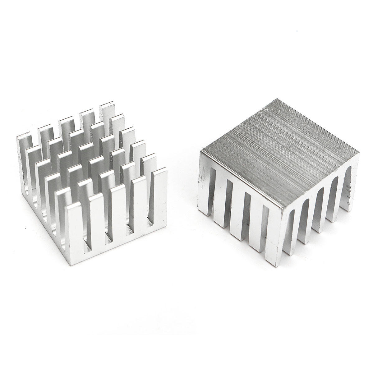 20 stuks 20x20x15mm dhz cpu ic chip koellichaam geëxtrudeerde koeler aluminium koellichaam