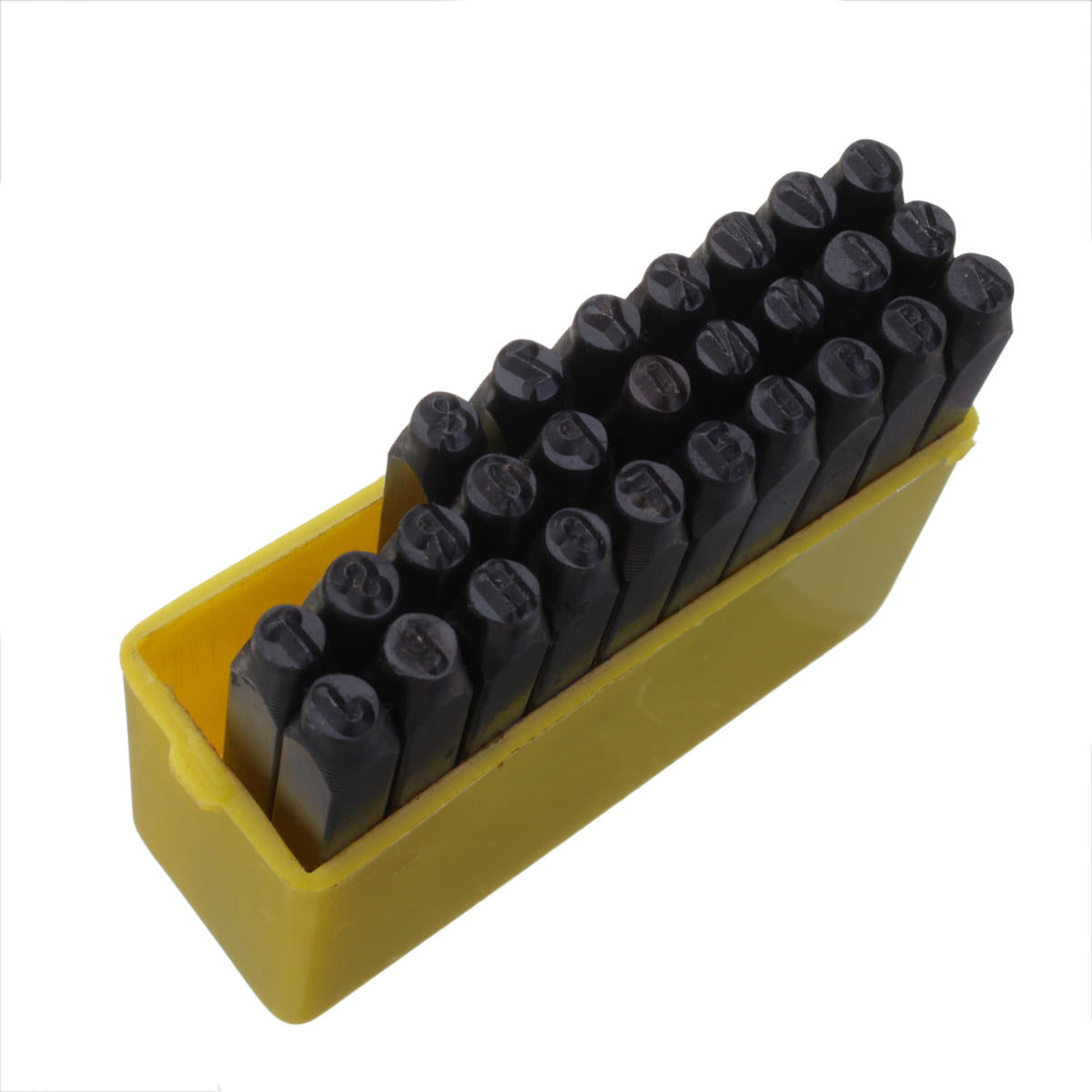 27 stuks 3mm letter staal metalen die stempel ponsen tool alfabet nummers set: