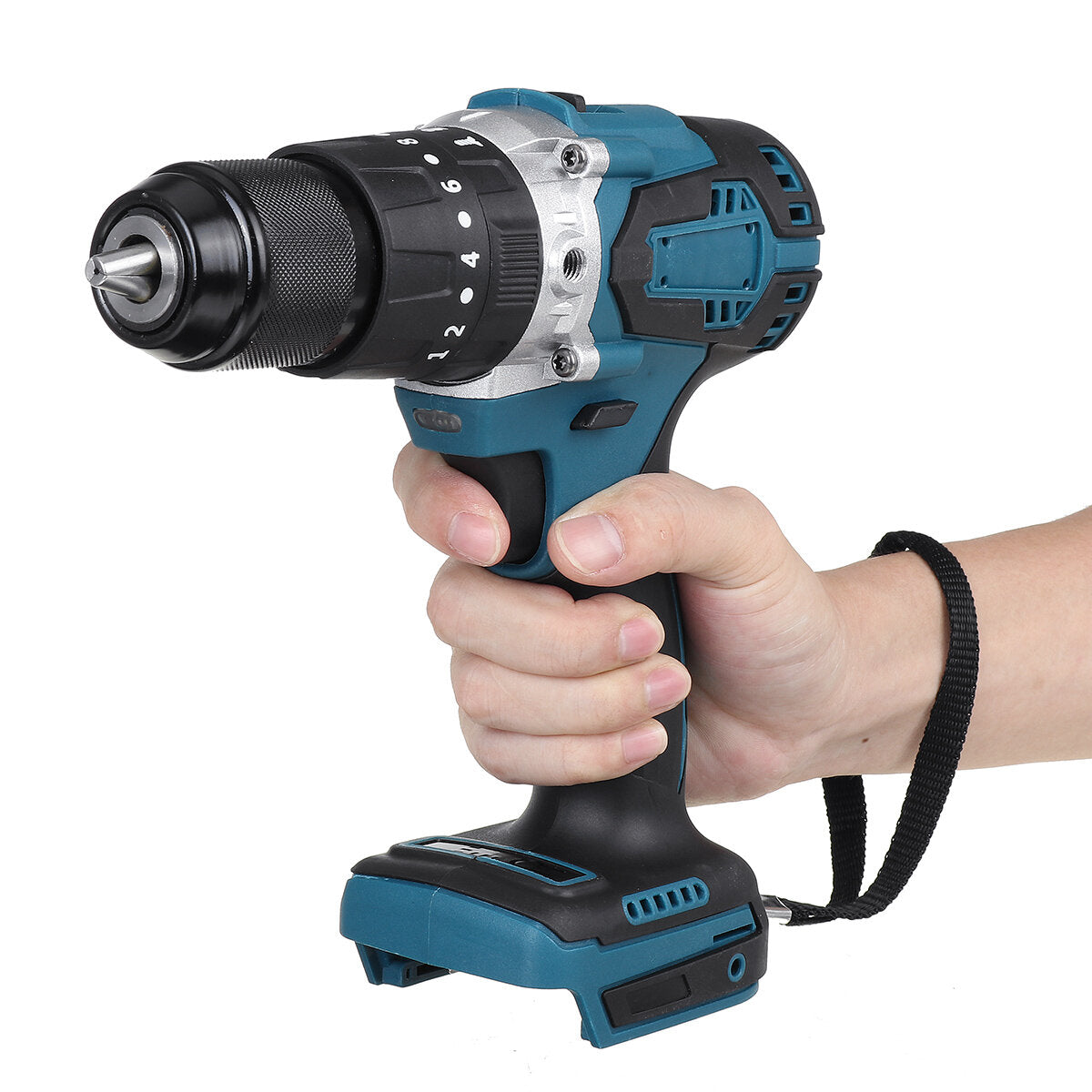13mm chuck borstelloze draadloze elektrische klopboormachine hammer schroevendraaier voor makita 18v batterij