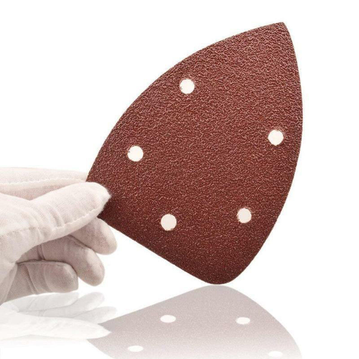 10 stuks schuurbladen schuurschijven schuurpapier pads driehoekslijpgereedschap