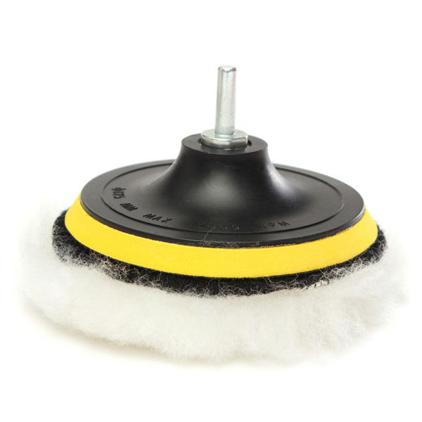 6 stuks 5 inch 125mm polijsten polijstpad kit polijsten met booradapter m10 voor dremel