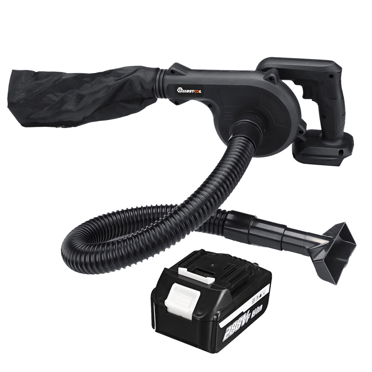 2-in-1 elektrische luchtblazer 1500w 20000rpm stofzuiger handheld blaasmachine