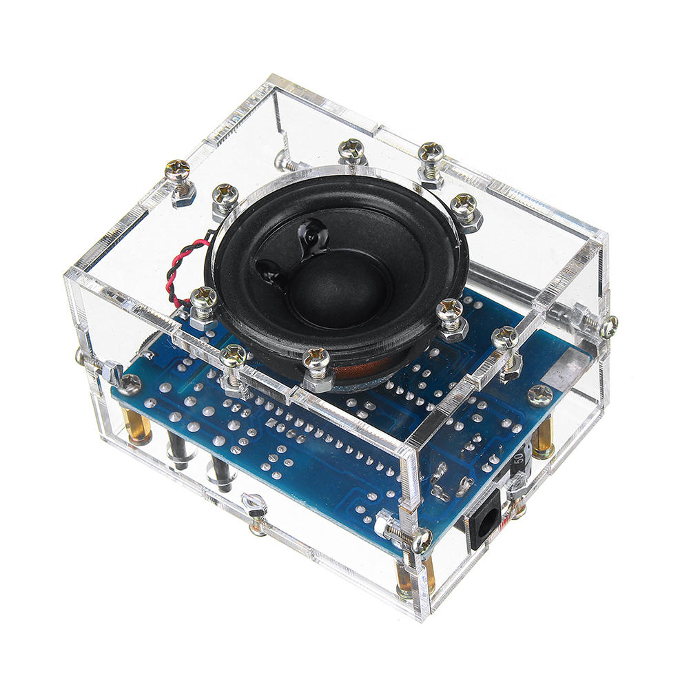 tea5767 dc 4.5v-5.5v mini digitale fm-radio 87mhz-108mhz 2w 8ohm luidspreker elektronica