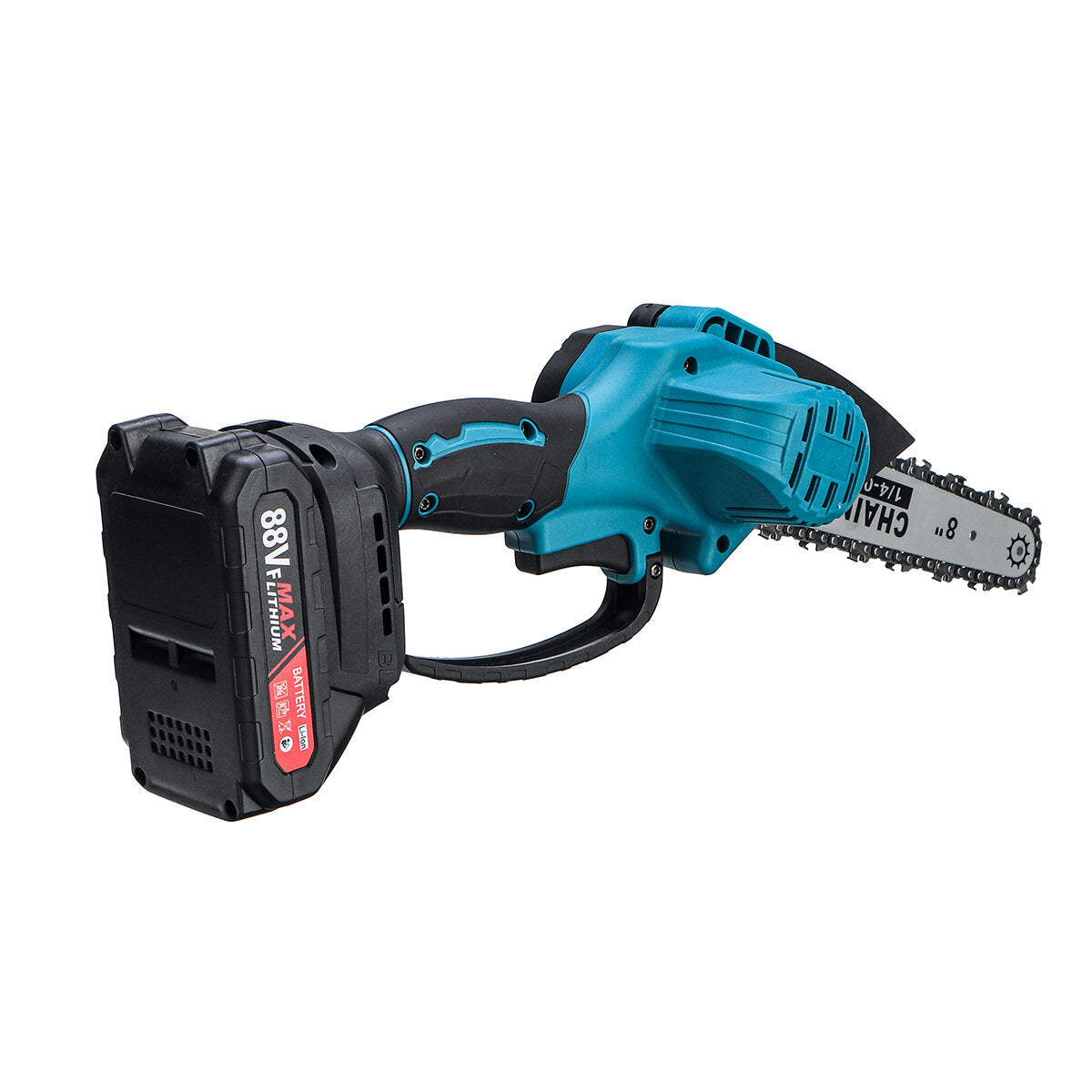 2000w 18v 20000rpm 8 inch elektrische kettingzaag draadloze hout snijgereedschap kettingzaag borstel motor met/zonder batterij