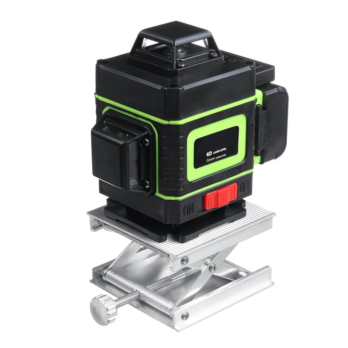 16-lijns sterk groen licht 3d-afstandsbediening laserwaterpas met muurbevestigingsframe