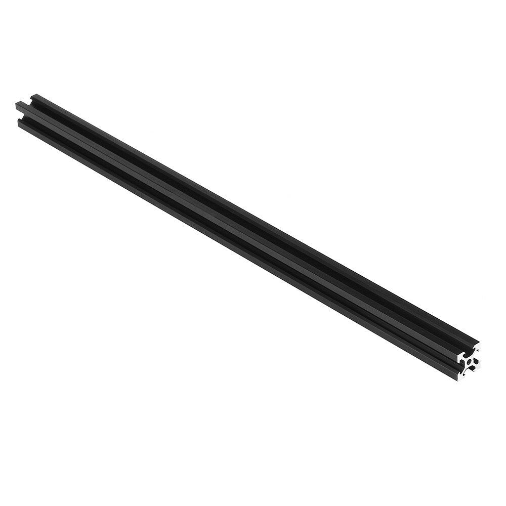 black 2020 v-sleuf aluminium profiel extrusieframe 100-1000 mm voor cnc lasergraveermachine