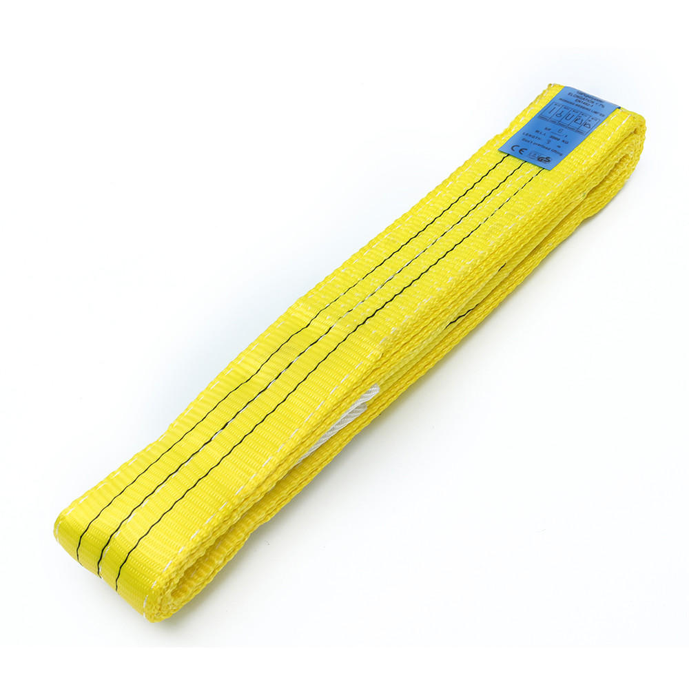 2 m-10 m 3 ton polyester platte webbing hijsband gecertificeerde duplex vrachtriem hijsriem