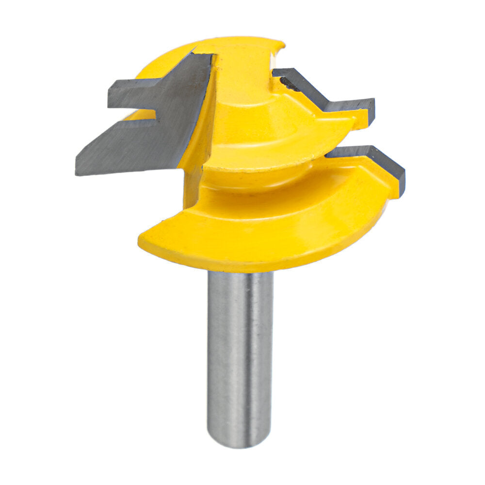 1/4 inch 6.35 / 8mm schacht 45 graden lock mitre router bit tenon frees houtbewerking tool voor hout gereedschap